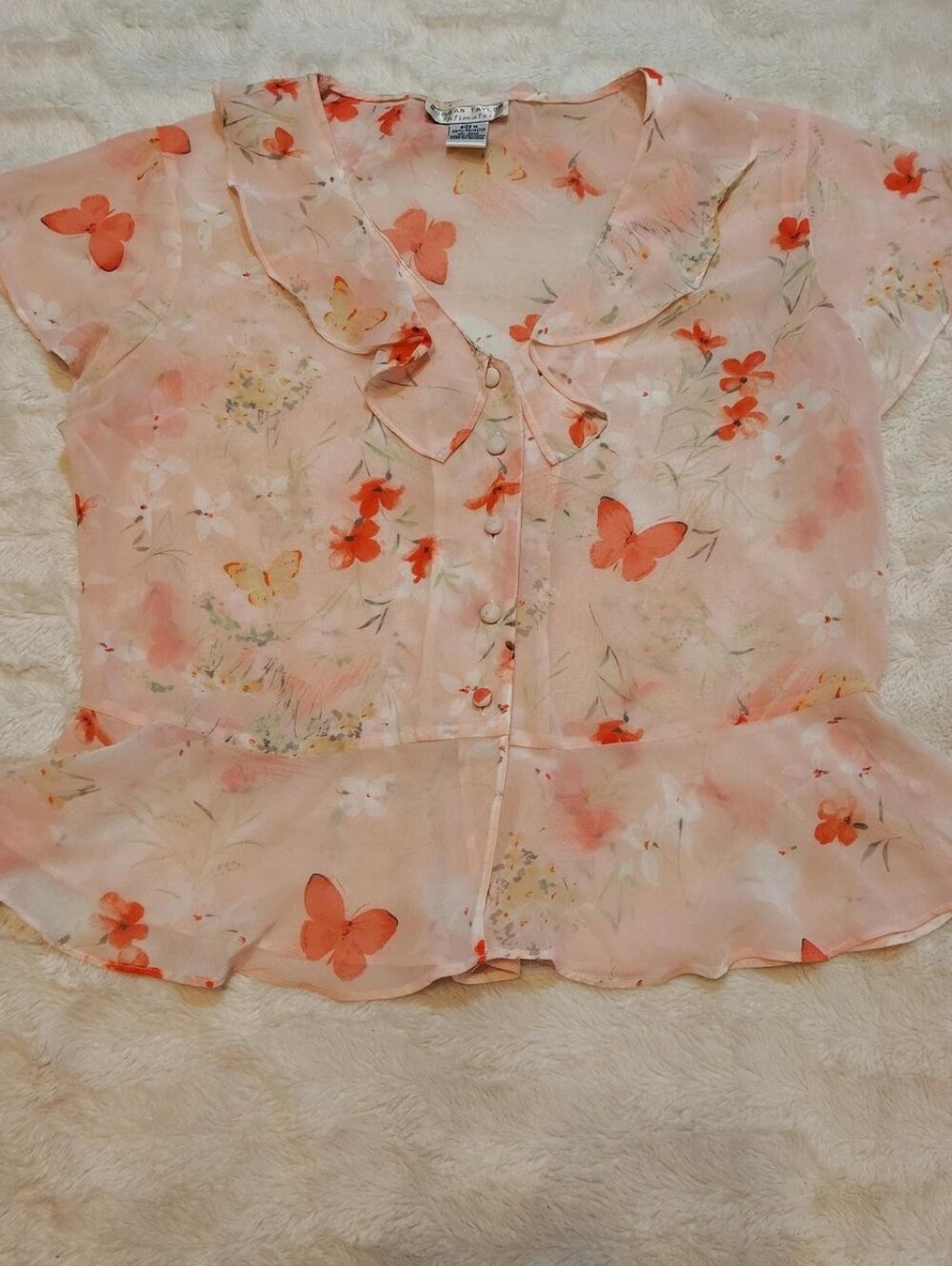 Morgan Taylor Intimates Sheer Blouse